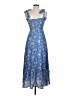 Commense 100% Polyester Blue Casual Dress Size M - photo 2