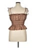 Mi ami Brown Sleeveless Blouse Size XL - photo 2