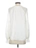 Cinq à Sept 100% Silk Ivory Long Sleeve Silk Top Size XS - photo 2