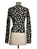 Diane von Furstenberg Floral Black Wool Cardigan Size S - photo 2