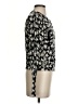 Diane von Furstenberg Floral Black Wool Cardigan Size S - photo 4