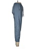 Unbranded Solid Blue Sweatpants Size M - photo 4