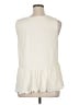 Soft Surroundings Ivory Sleeveless Blouse Size XL - photo 2