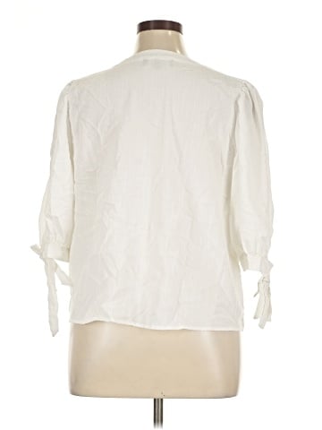 ELOQUII 3/4 Sleeve Blouse (view 2)