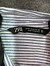 Zara Stripes Blue Long Sleeve Button-Down Shirt Size M - photo 7