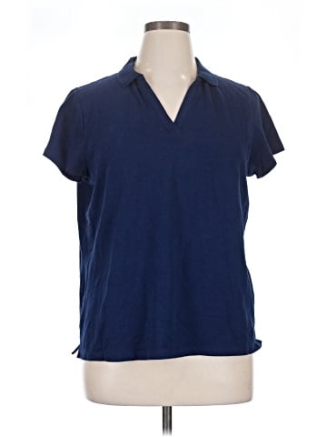 St. John's Bay Short Sleeve Blouse (view 1)