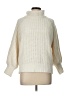 Fab'rik Solid Ivory Turtleneck Sweater Size L - photo 1