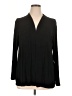 Peck & Peck Black Long Sleeve Blouse Size XL - photo 1