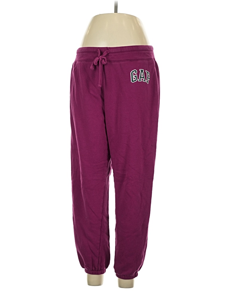 Pre-owned Gap Casual Pants In Burgundy