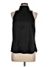 Cinq à Sept Solid Black Sleeveless Blouse Size L - photo 1