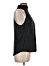 Cinq à Sept Solid Black Sleeveless Blouse Size L - photo 4