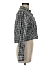 J.Crew Collection 100% Cotton Checkered-gingham Black Long Sleeve Blouse Size 6 - photo 4