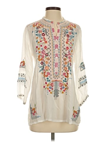 Johnny Was 3/4 Sleeve Blouse (view 1)