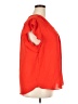Chaus 100% Polyester Orange Short Sleeve Blouse Size XXL - photo 4