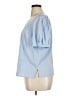 ELOQUII Blue Short Sleeve Blouse Size 16 Plus - photo 5
