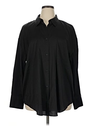 Express Long Sleeve Button-Down Shirt (view 1)