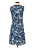Gap 100% Rayon Print Blue Casual Dress Size S (tall) - photo 2