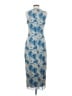 Bebe Blue Casual Dress Size S - photo 2