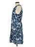 Gap 100% Rayon Print Blue Casual Dress Size S (tall) - photo 5
