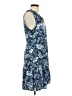 Gap 100% Rayon Print Blue Casual Dress Size S (tall) - photo 4