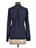 Zara 100% Polyester Polka Dots Blue Long Sleeve Blouse Size XS - photo 2