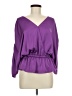 Ramy Brook 100% Polyester Purple 3/4 Sleeve Blouse Size M - photo 1