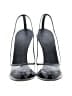 Chanel Gray Black Escarpins Clear Pumps Size EU 41 - photo 2