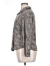 Chico's Design Animal Print Gray 3/4 Sleeve Button-Down Shirt Size XL (3) - photo 5