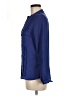 Unbranded 100% Polyester Blue Long Sleeve Blouse Size M (estimated) - photo 5