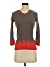 Peace of Cloth Color Block Brown Pullover Sweater Size S - photo 1