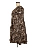 Torrid Animal Print Brown Casual Dress Size 2X Plus (2) - photo 5