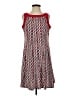 Perceptions Chevron-herringbone Red Casual Dress Size S (petite) - photo 1