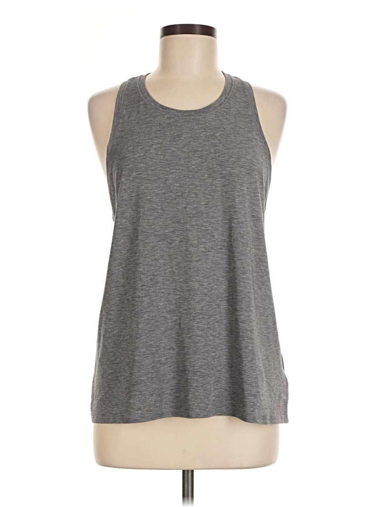 Pre-owned Gap Fit Active Tank Top In Gray