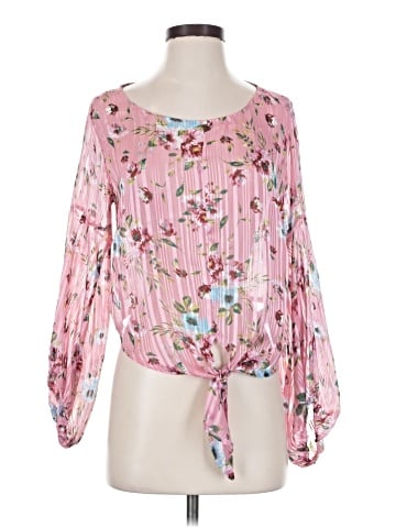 Crave Fame By Almost Famous Long Sleeve Blouse (view 1)