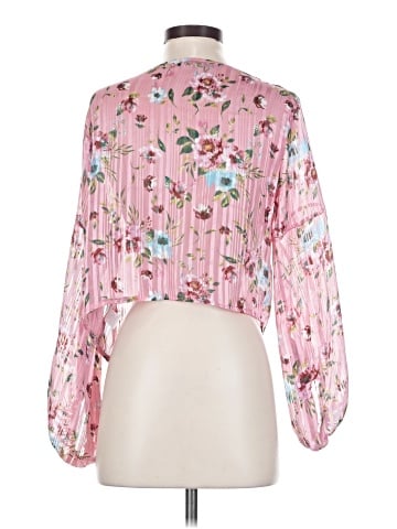 Crave Fame By Almost Famous Long Sleeve Blouse (view 2)