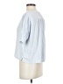 Wrap Solid Blue Short Sleeve Henley Size 4 - photo 4