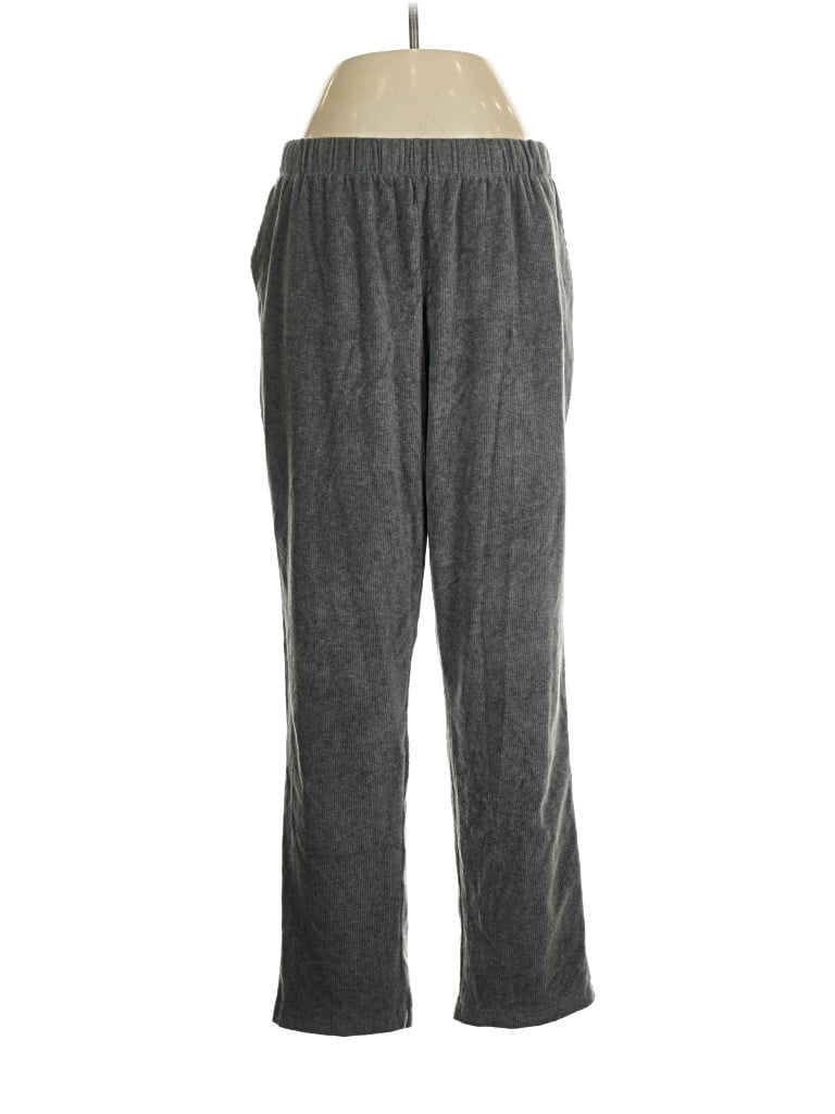 Pre-owned Lands' End Casual Pants In Gray