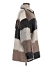 Zara Plaid Brown Coat Size M - photo 4