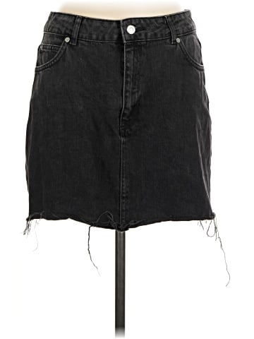 Topshop Denim Skirt (view 1)