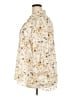 Max Studio 100% Polyester Floral Ivory Long Sleeve Blouse Size XXL - photo 5