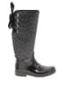 Coach Black Rain Boots Size 7 - photo 1