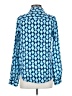 Lilly Pulitzer 100% Linen Print Blue Long Sleeve Blouse Size XS - photo 2