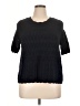Talbots Black Short Sleeve Top Size XL - photo 1