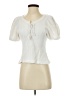 FP One 100% Cotton Ivory Short Sleeve Blouse Size XS - photo 1