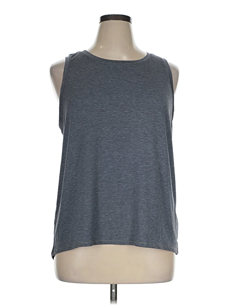 Pre-owned Zella Sleeveless T-shirt In Gray
