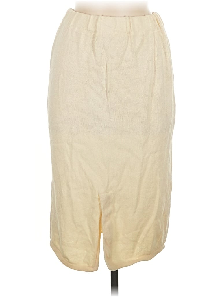 Pre-owned St John Casual Skirt In Tan