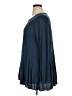 Comfy U.S.A. Blue Long Sleeve Blouse Size XL - photo 5
