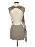 Unbranded 100% Polyester Solid Gray Cocktail Dress Size M - photo 2