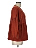 wonderly Burgundy Long Sleeve Blouse Size L - photo 4
