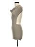 Unbranded 100% Polyester Solid Gray Cocktail Dress Size M - photo 5